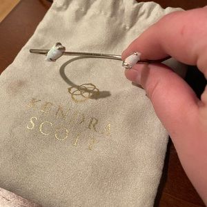 Kendra Scott Jackson Silver and Opal Bracelet